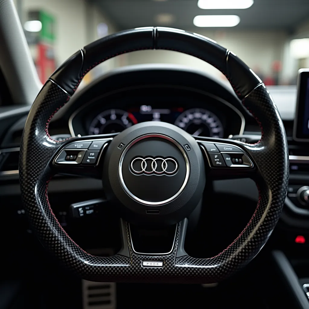 Audi A4 B7 Carbon Fiber Steering Wheel