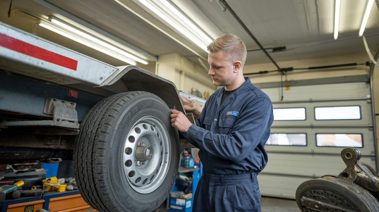 Veelvoorkomende problemen en oplossingen, banden aanhangwagen vervangen